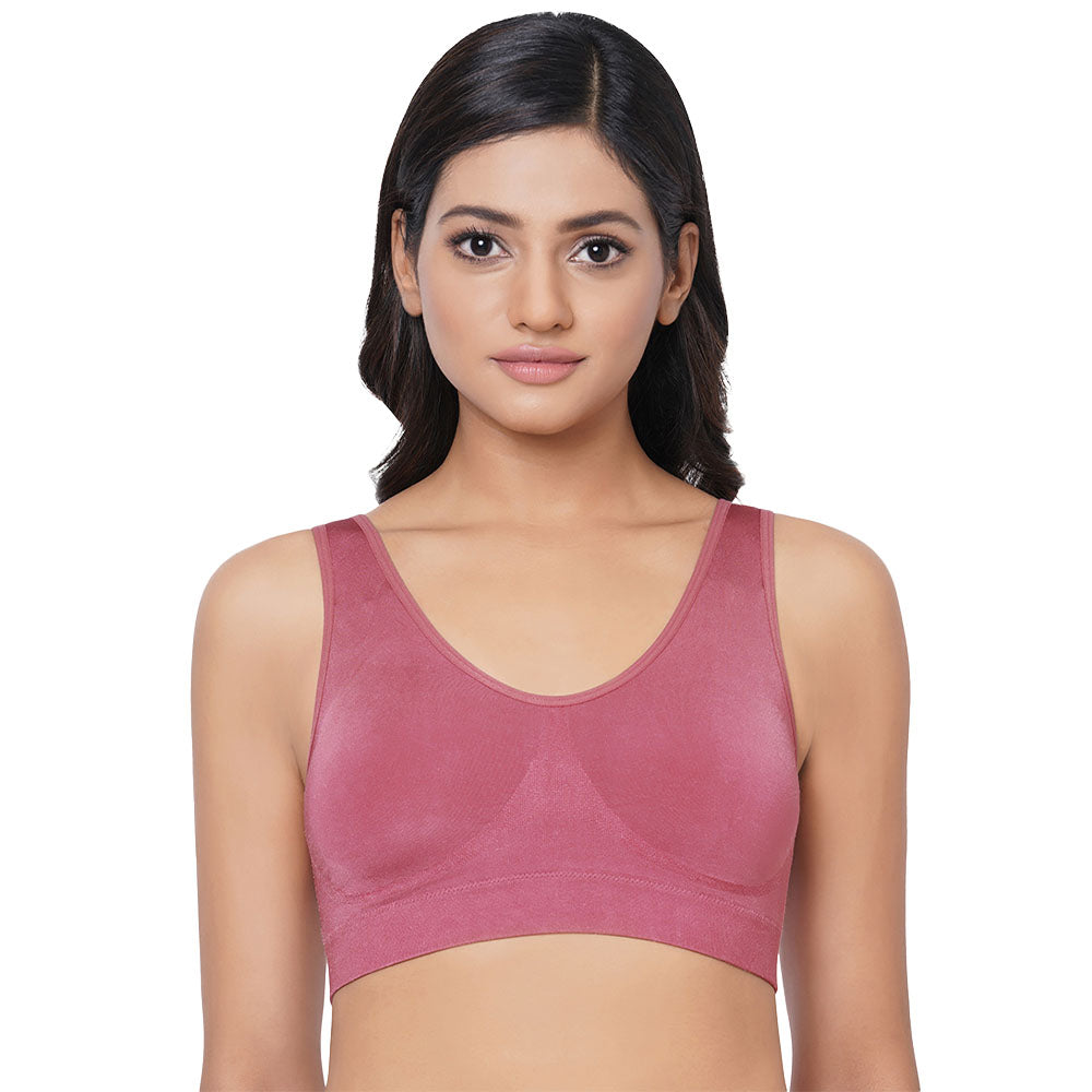 Buy SO CLOSE NON PADDED NON WIRED FULL COVERAGE BLUE BRA for Women Online  in India