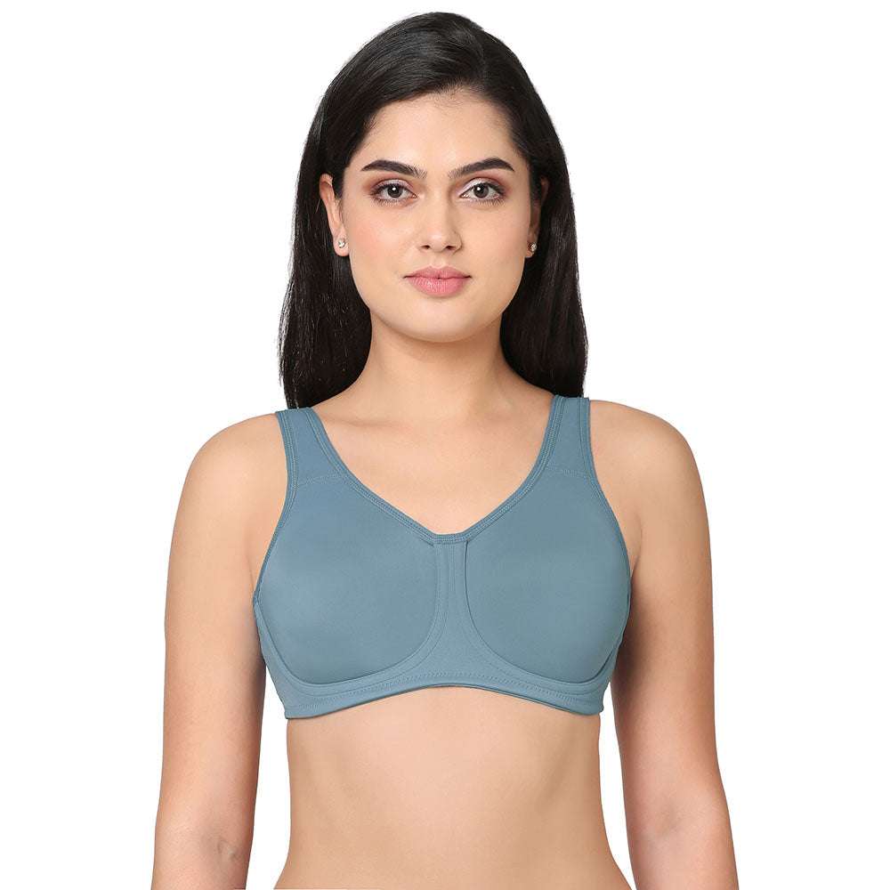 Wacoal Sport Non-Padded Wired Full Coverage Full Support High Intensity  Sports Bra - Beige (36C)
