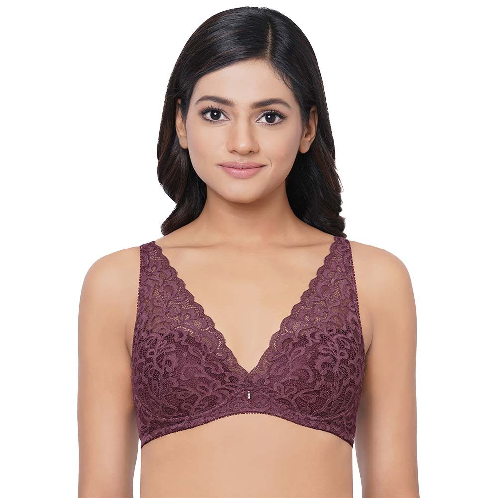 Women's Padded, Non-Wired, Multiway, T-Shirt Bra with lace (BR097-PEAC –  gsparisbeauty