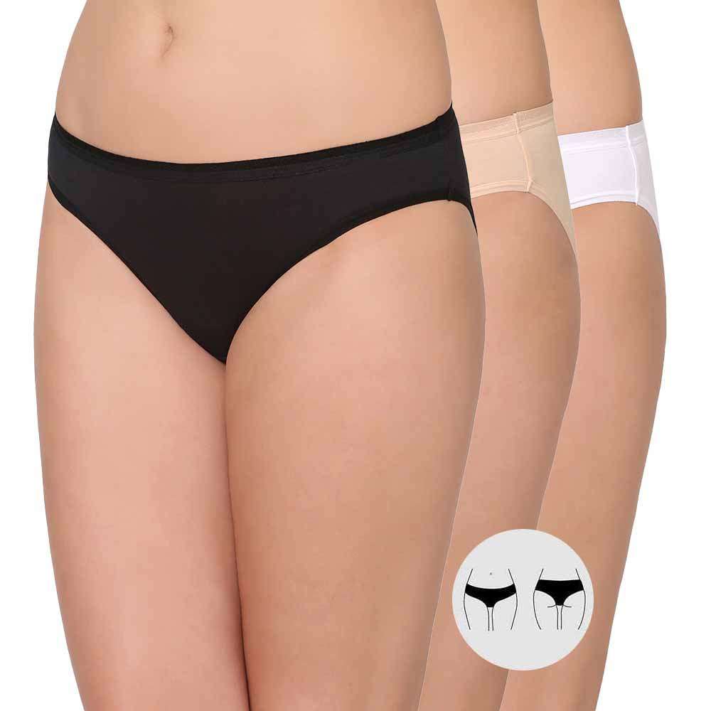 Cotton underwear Bikini panty - (Pack of 3)