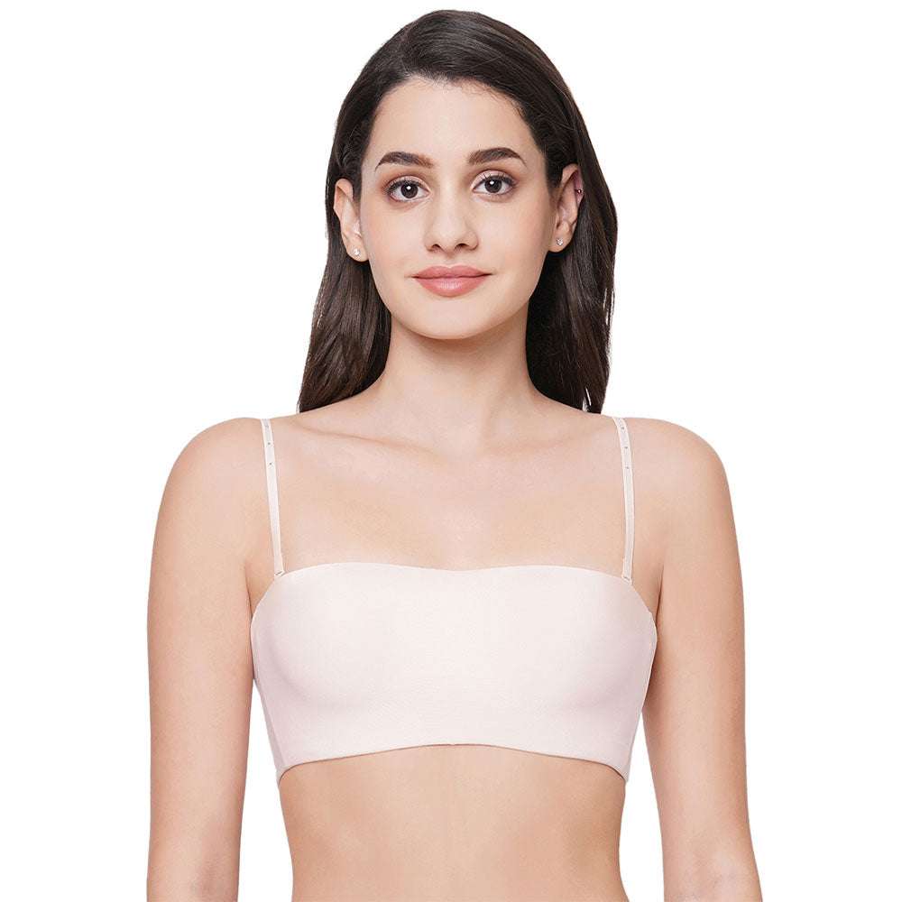Non-Wired Strapless Lightly Padded Women's Sports Bra