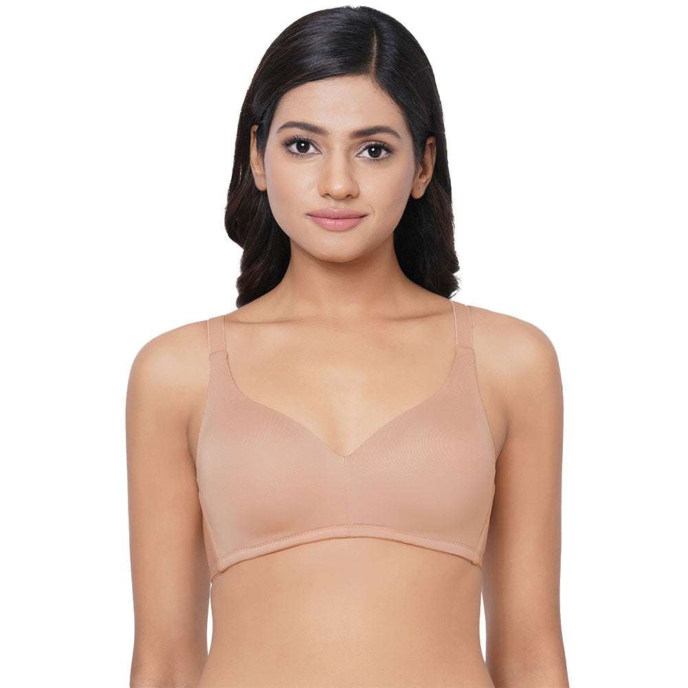 Buy Wacoal Basic Mold Padded Non-Wired 3/4Th Cup Everyday T-Shirt Bra -  Cream online