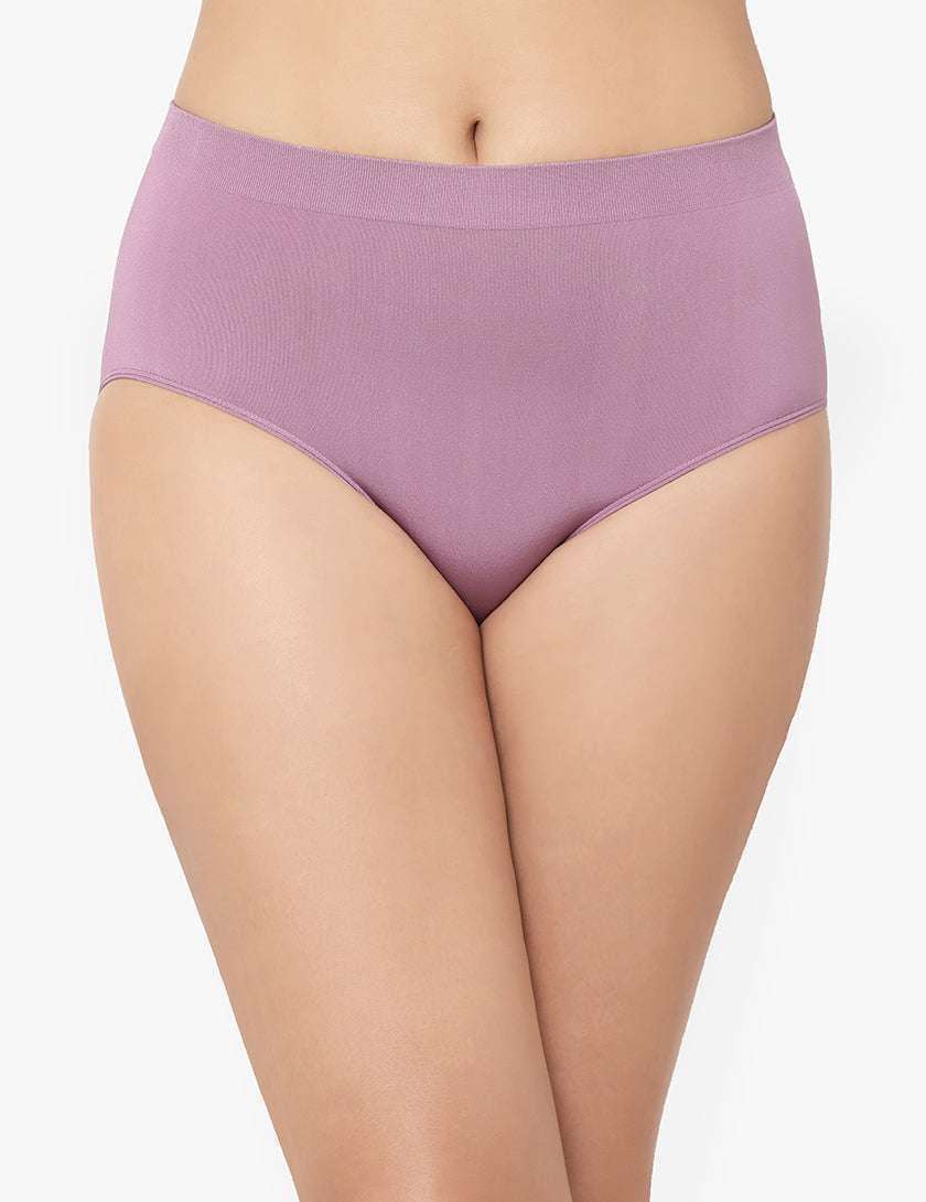 Buy B-Smooth Mid Waist Full Coverage Solid Hipster Seamless Panty