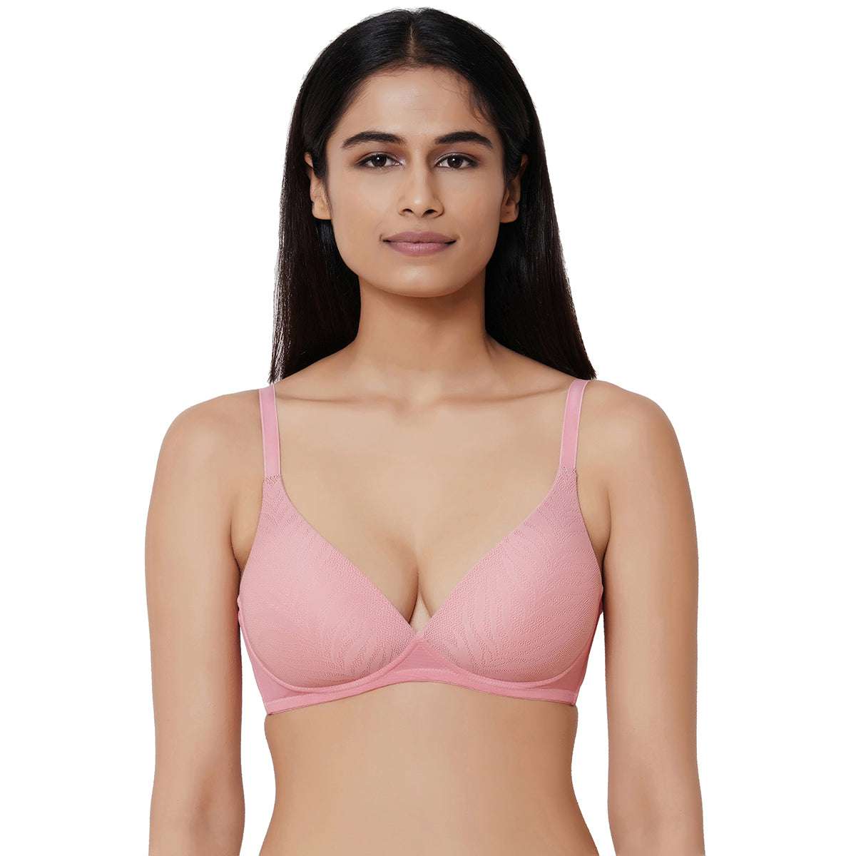 Buy Women's Cotton Blend T Shirt Lightly Padded Three Fourth Coverage Bra  (Grey, 36B)-PID40884 Online In India At Discounted Prices