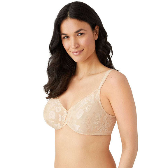 Buy Awareness Non Padded Wired Full Coverage Full Support Plus Size Bra Beige Online Wacoal