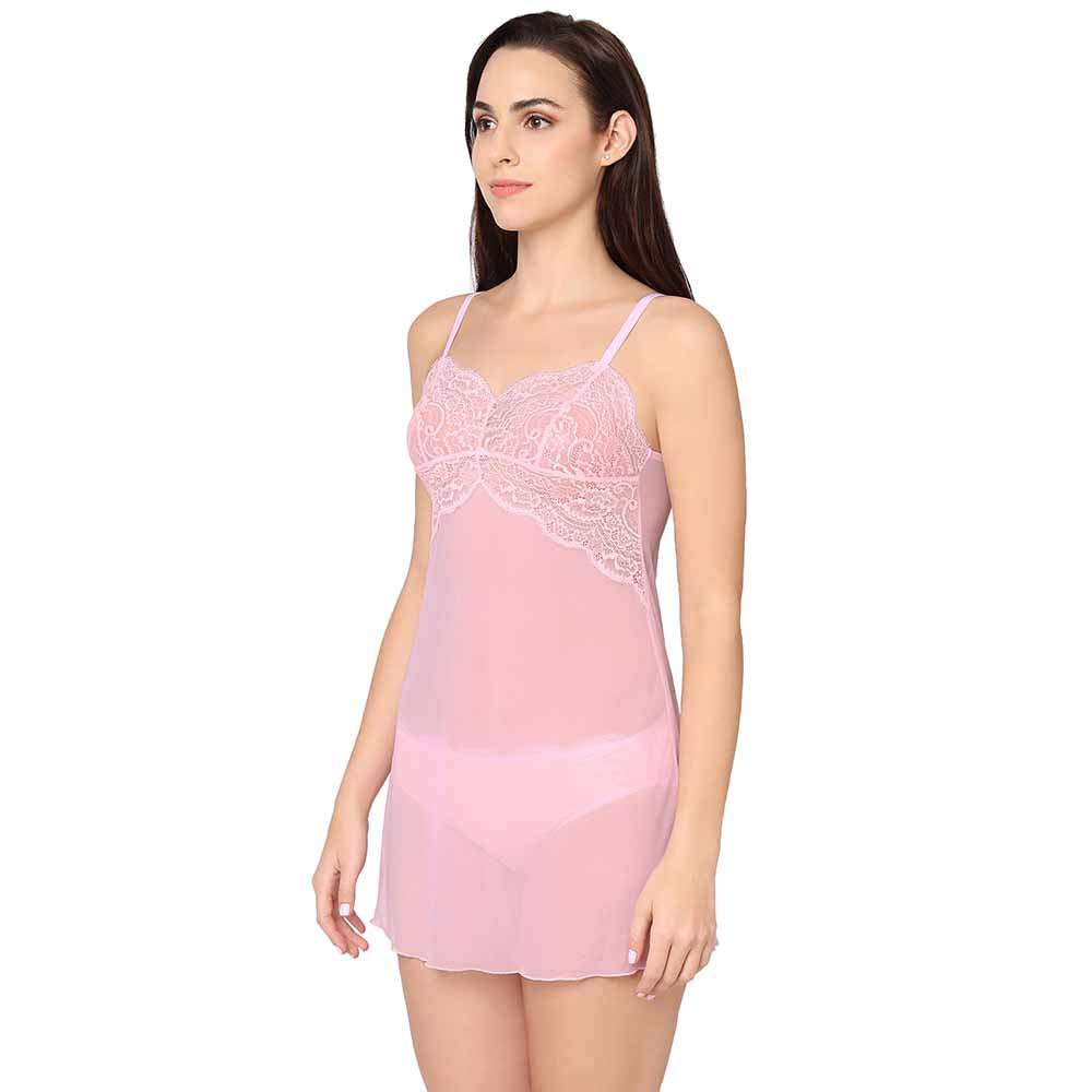 Pink babydoll sale nightgown