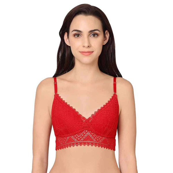 Buy Cotton On Body Seamless Rib Lace Scoop Padded Bralette 2024 Online