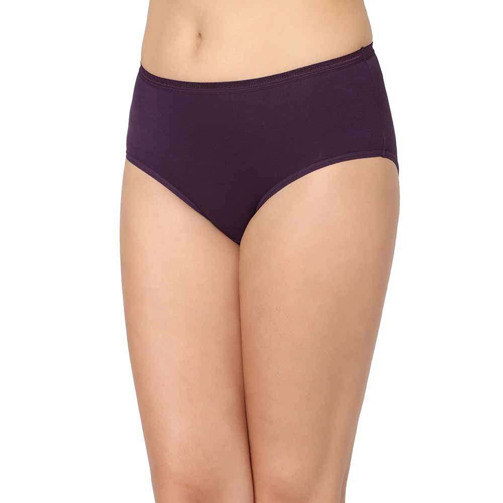 Buy Wacoal Midi Panty Pack Of 3 Grey,Green,Brown - Mid Waist Mid Coverage  Solid Panty Online