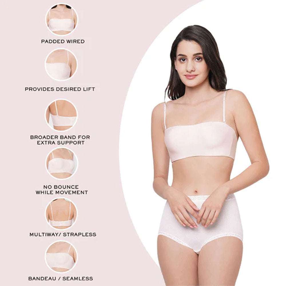 Bestseller-4 Everyday Deep Neck Cotton Bras Ladies-Girls-Women-Online--India  @ Cheap Rates Apparel-Free Shipping-Cash on Delivery