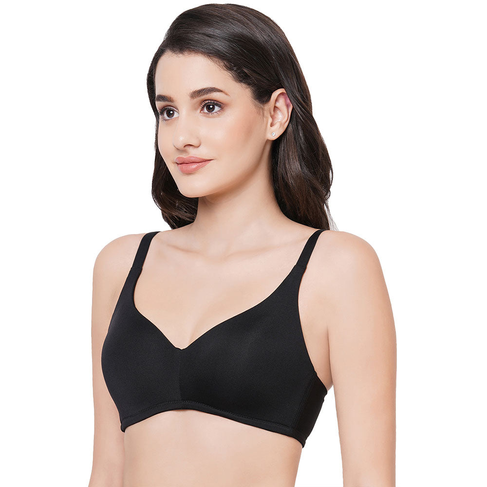 Buy Basic Mold Padded Non Wired Full Coverage Everyday T Shirt Bras Black Online Wacoal India 7991