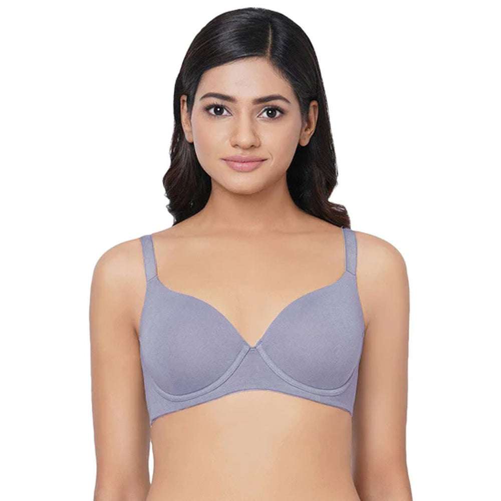 Buy Contour Padded Wired 3/4th Coverage Mesh Fashion Bra - Beige Online