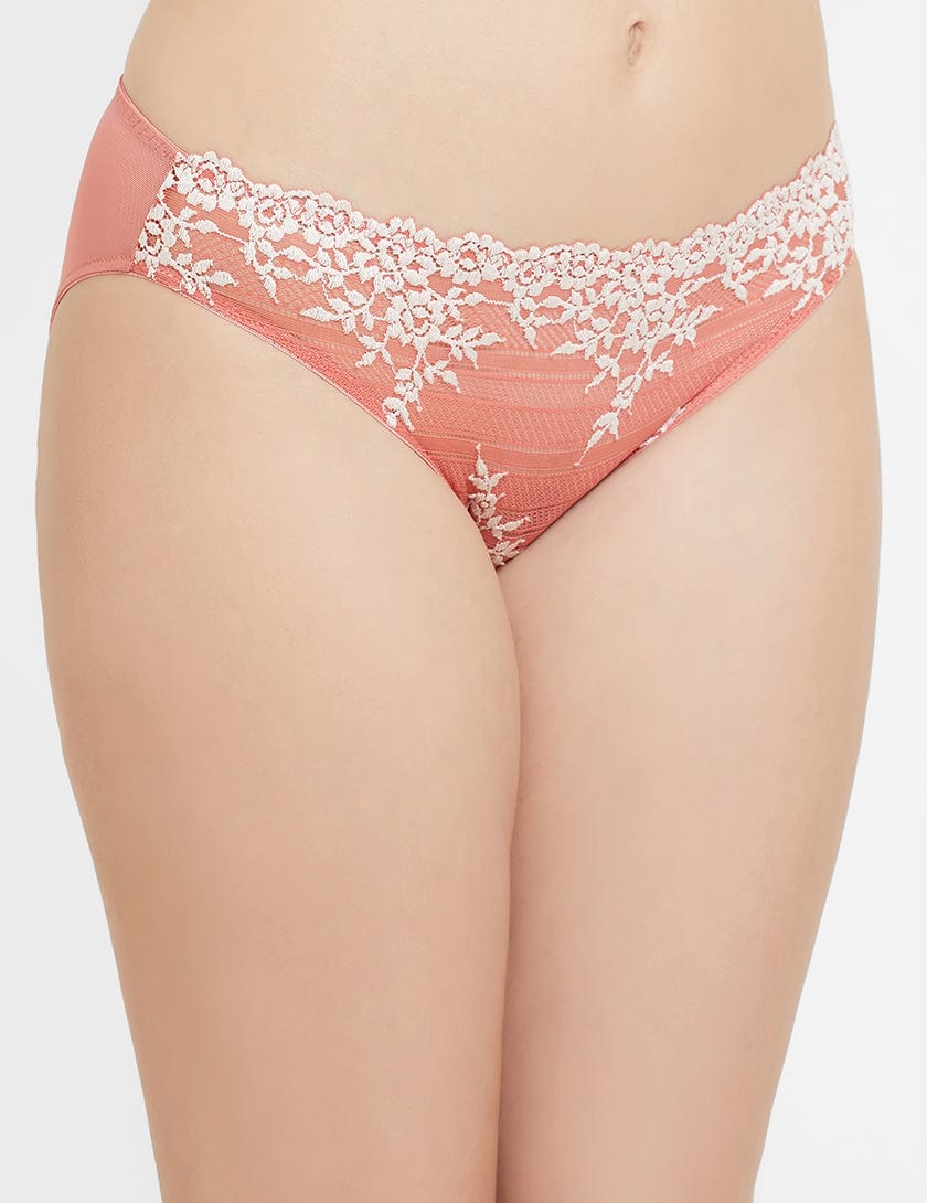Bravado Elegant Embrace Bikini Panty Coral Lace