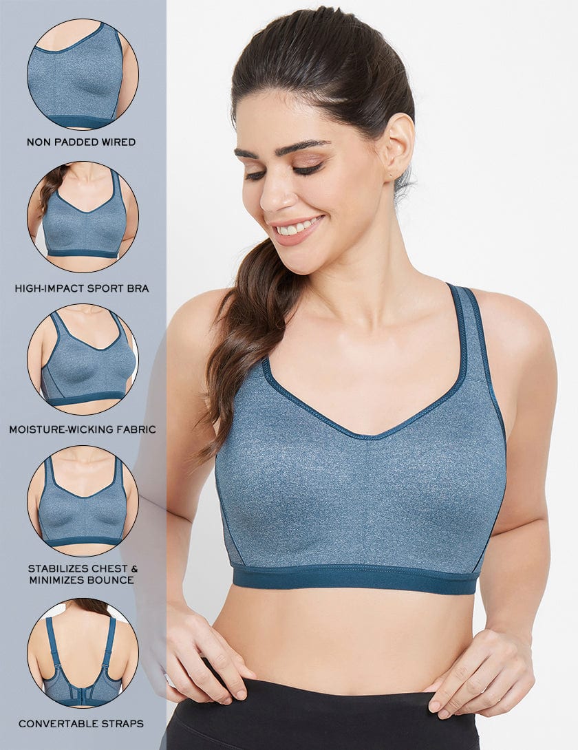 Women Blue Sports Non Padded Bra at Rs 150/piece in New Delhi