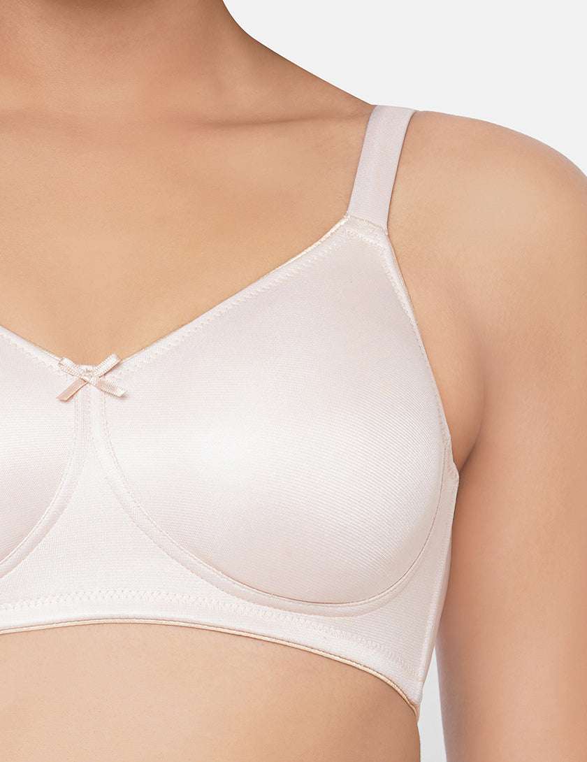 Buy Pixie Minimizer Non Padded Non Wired Full Cup Plus Size Seamless Bra -  White Online