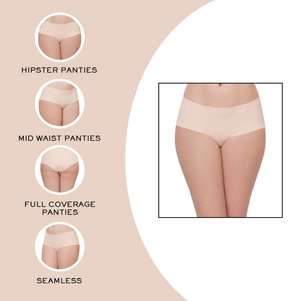 Buy AltheanrayWomen's Seamless Hipster Underwear No Show Panties Soft  Stretch Bikini Underwears Multi-Pack Online at desertcartSeychelles