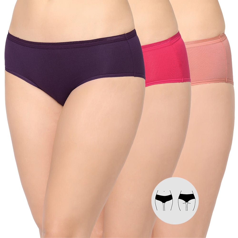 Wacoal Women's Feeling Flexible Seamless Hipster Panty, Pale Pink, Small